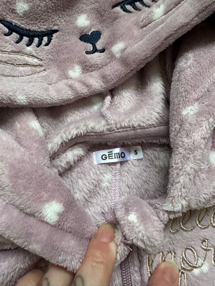 Combinaison pyjama lapin rose gémo 5 ans - photo numéro 2