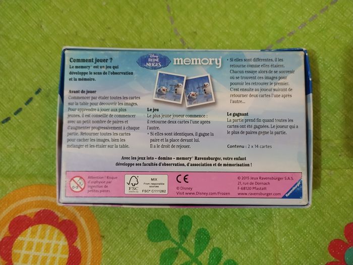 Loto et Memory Reine des Neiges - photo numéro 5