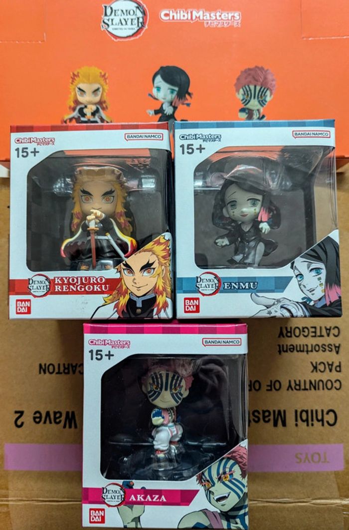 Figurines Chibi Masters Demon Slayer en lot ou à l'unité