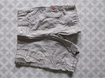 Bermuda Cargo Beige Obaïbi - 6 mois (68 cm) - État Impeccable