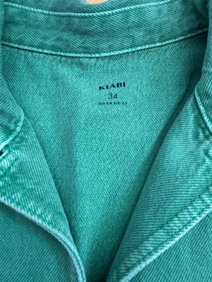 Combi short en jean - photo numéro 3