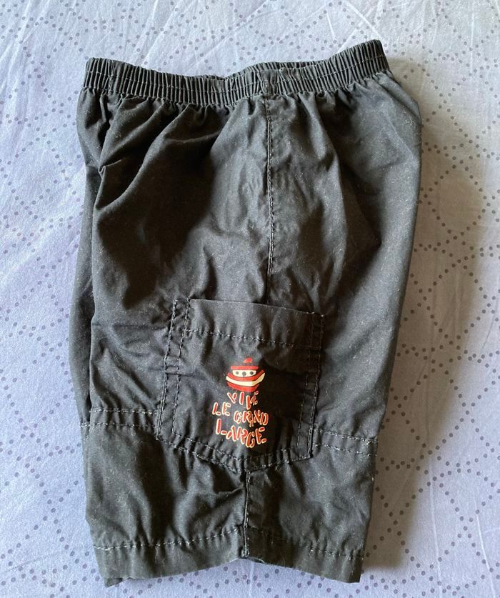 Short 18 mois bleu foncé
