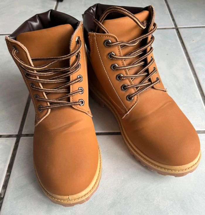 Boots camel homme - photo numéro 11