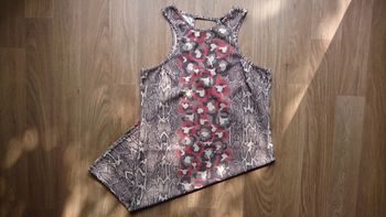 Robe motifs serpent et léopard