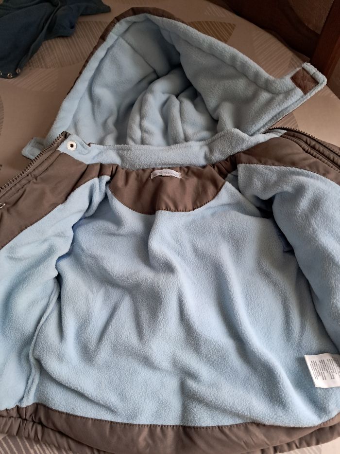 Manteau doudoune garçon 9 mois - photo numéro 3