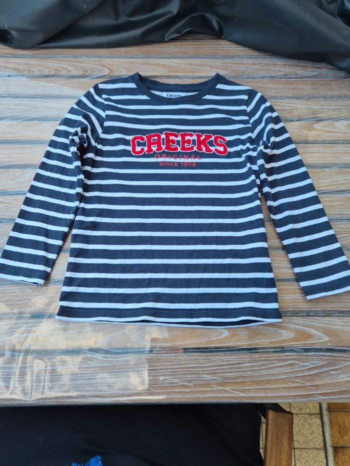 Creeks tee-shirt marinière taille 6 ans