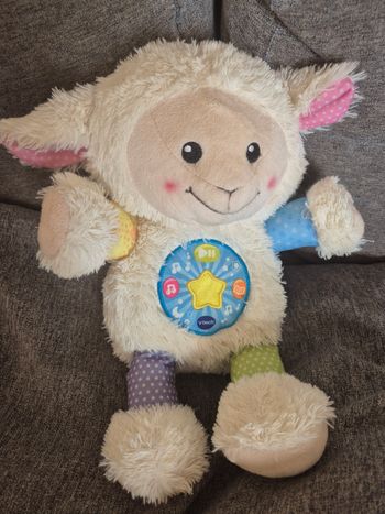 Peluche jouet bébé mouton avec bruitage