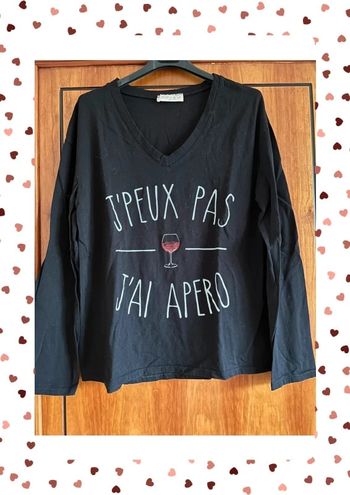 T-shirt manches longues April vintage