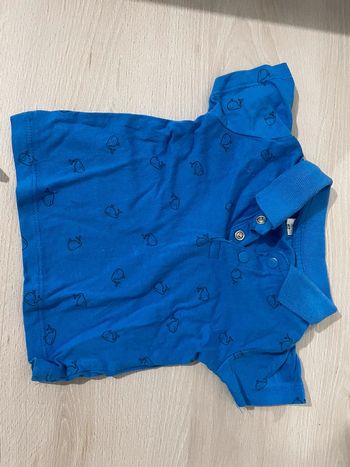 Polo bleu