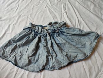 Jupe en jean patineuse 7/8 ans