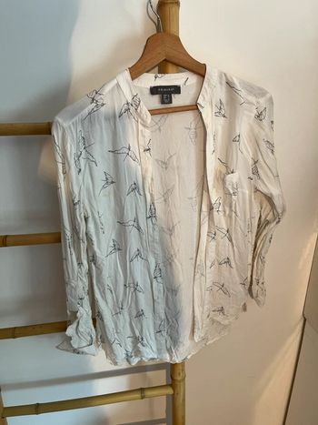 Chemise motif oiseaux