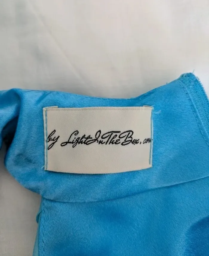 Robe cocktail neuve bleue - Light In The Box - Taille 36 - photo numéro 6