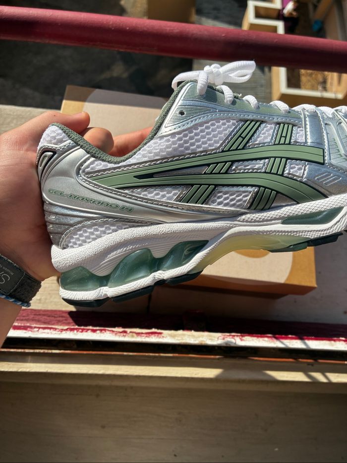 ASICS Gel Kayano 14 White/Slate Grey - photo numéro 5