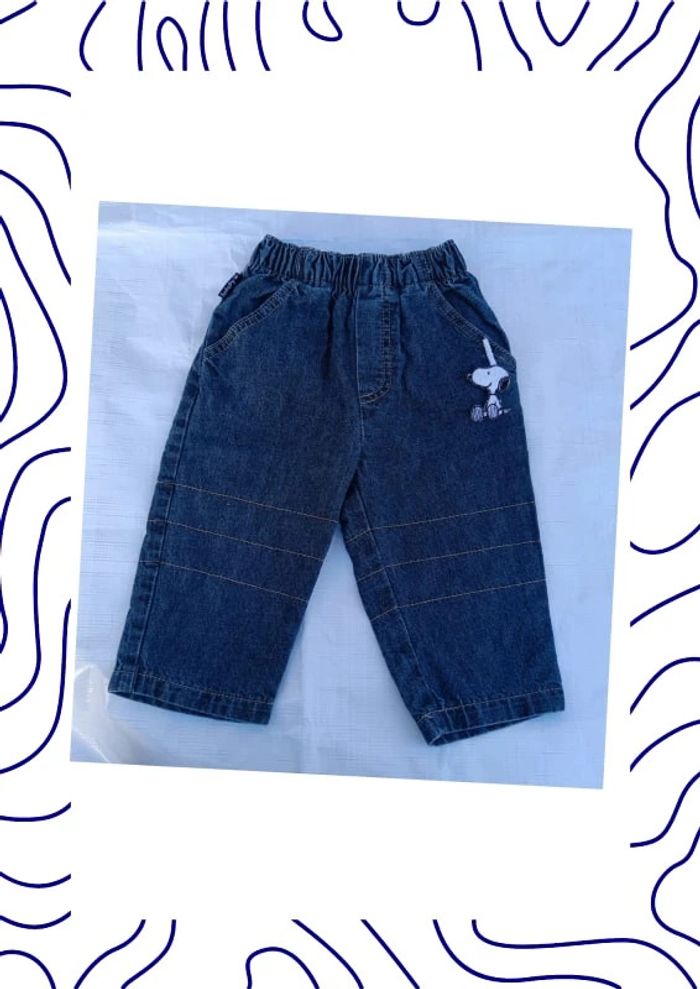 Jeans 12 mois Snoopy