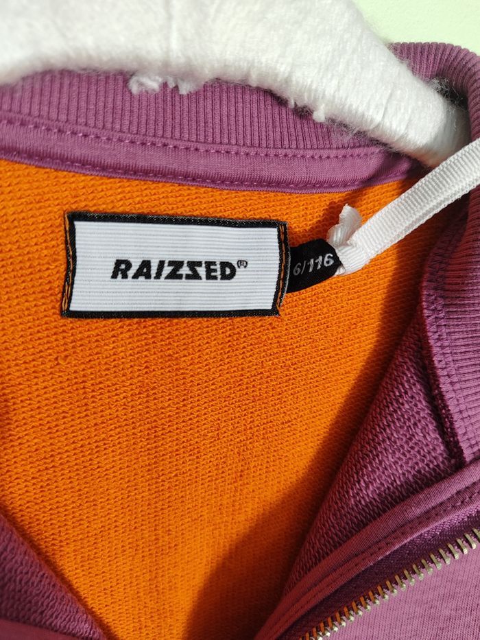 Sweat col zippé RAIZZED NEUF - 6 ans (116cm) - Color-block - photo numéro 3