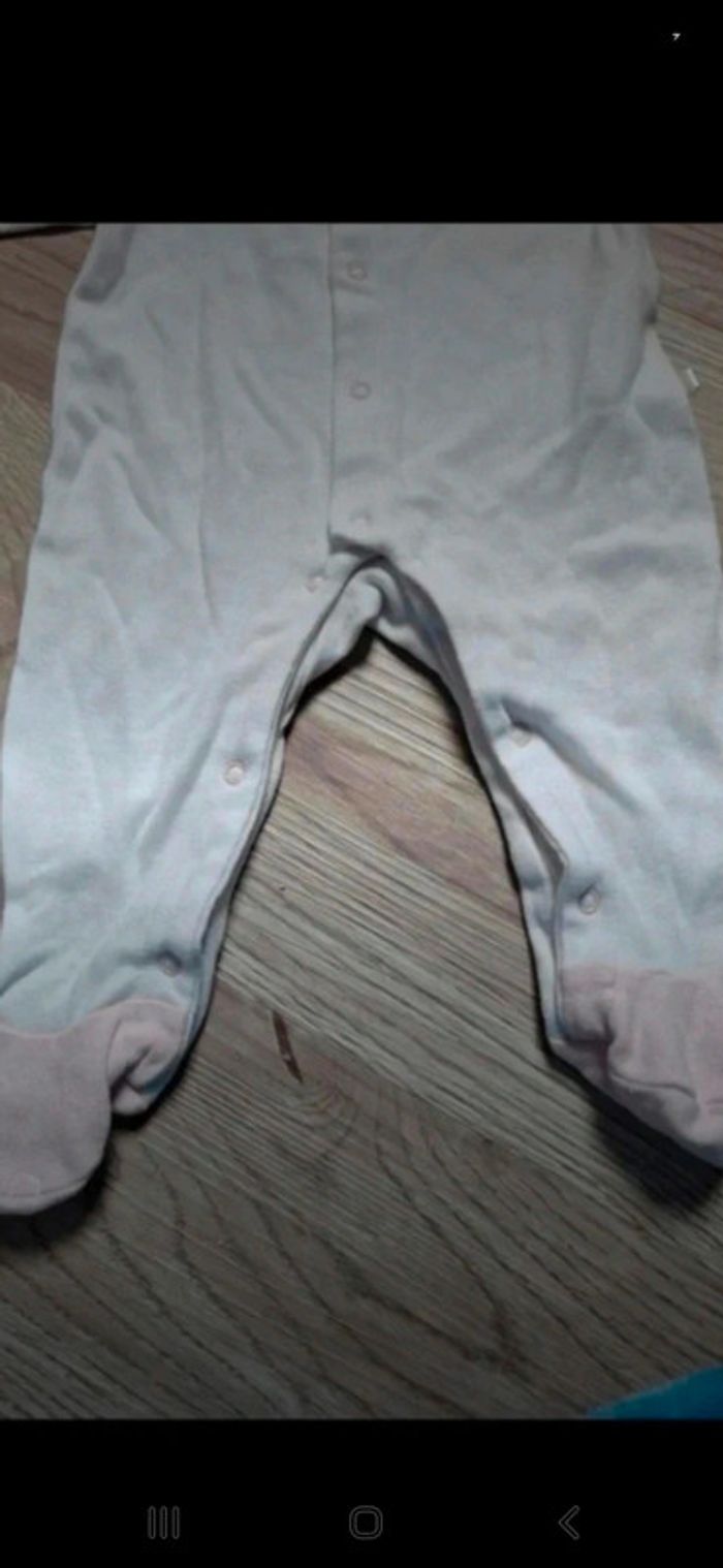 Pyjama fin Brioche 3mois 60cm ouverture devant 👻 - photo numéro 3