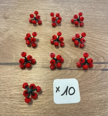 Lot de 10 bouquets de fleurs LEGO
