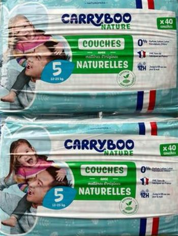Lots 2 paquets de couches carryboo taille 5