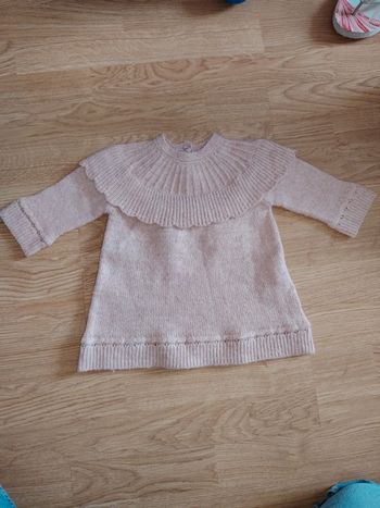 Robe laine bébé fille