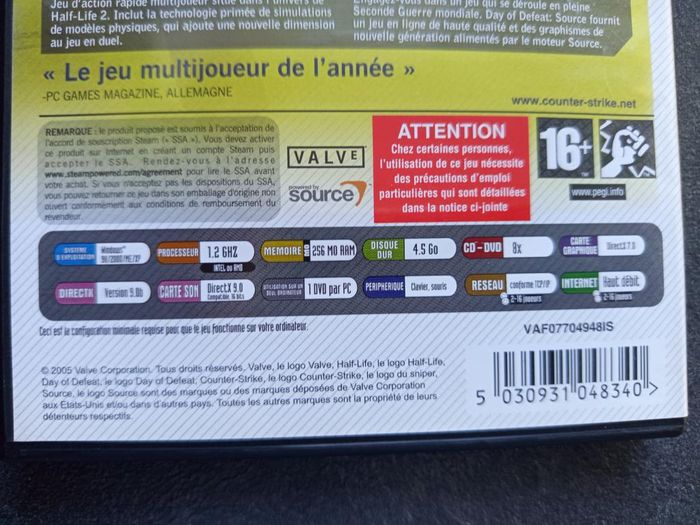 PC - Counter Strike - Source - photo numéro 3