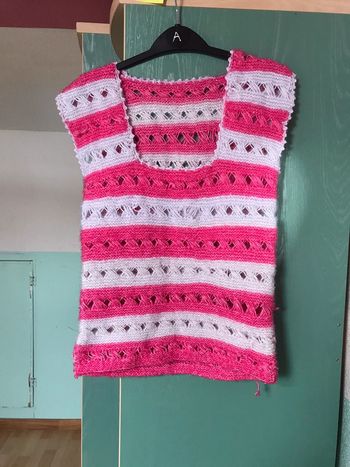 Pull col bateau fille