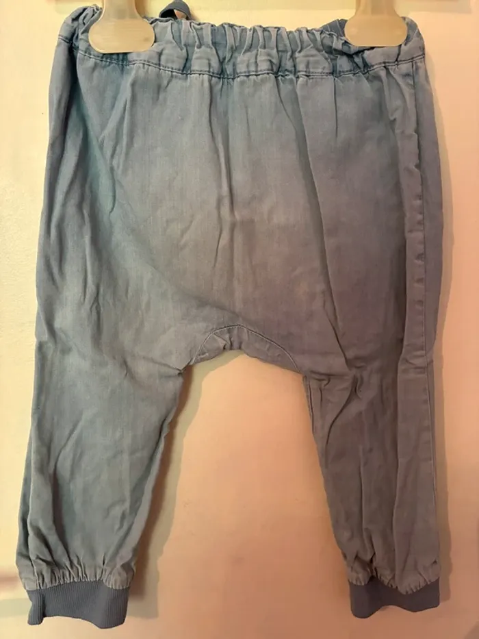 Pantalon sarouel jeans, 24 mois, Kiabi. - photo numéro 7