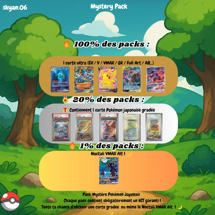 Mystery Pack Pokémon Noctali - photo numéro 2