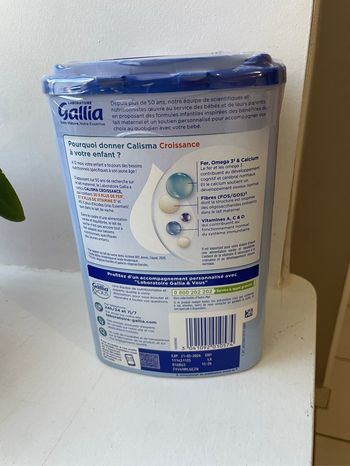 Boîte de lait Gallia