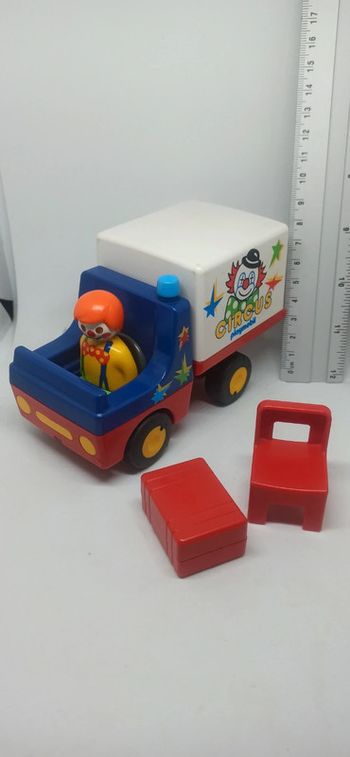 Véhicule camionnette de clown playmobil