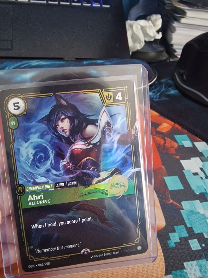 Display riftbound spiritforged plus carte promo ahri - photo numéro 7