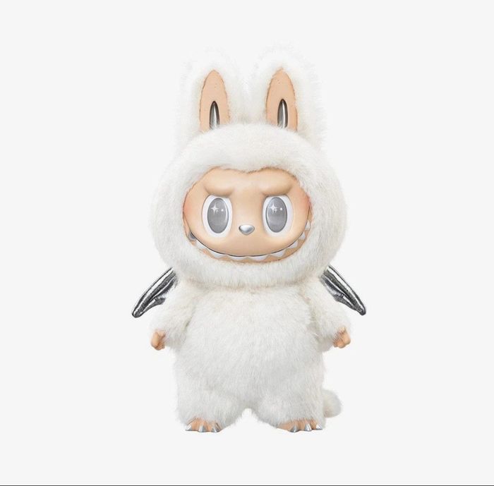 POPMART Les Monstres Labubu Zimomo Ange dans les Nuages Figurine avec Sac Fourre-Tout NEUF & OVP - photo numéro 5