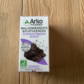 Arkopharma Charbon Végétal Activé 40 gélules Neuf
