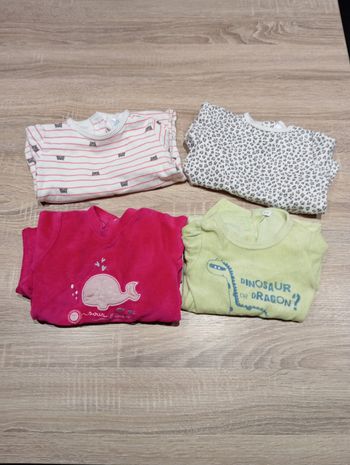 Lot pyjamas fille 6 mois