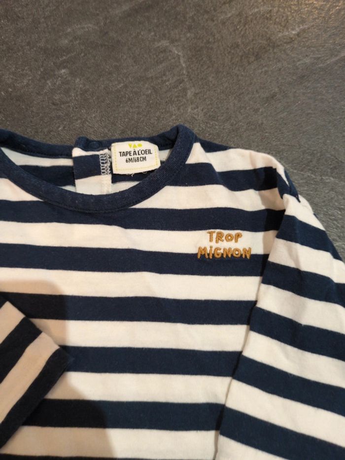 Tee shirt 6 mois - photo numéro 2