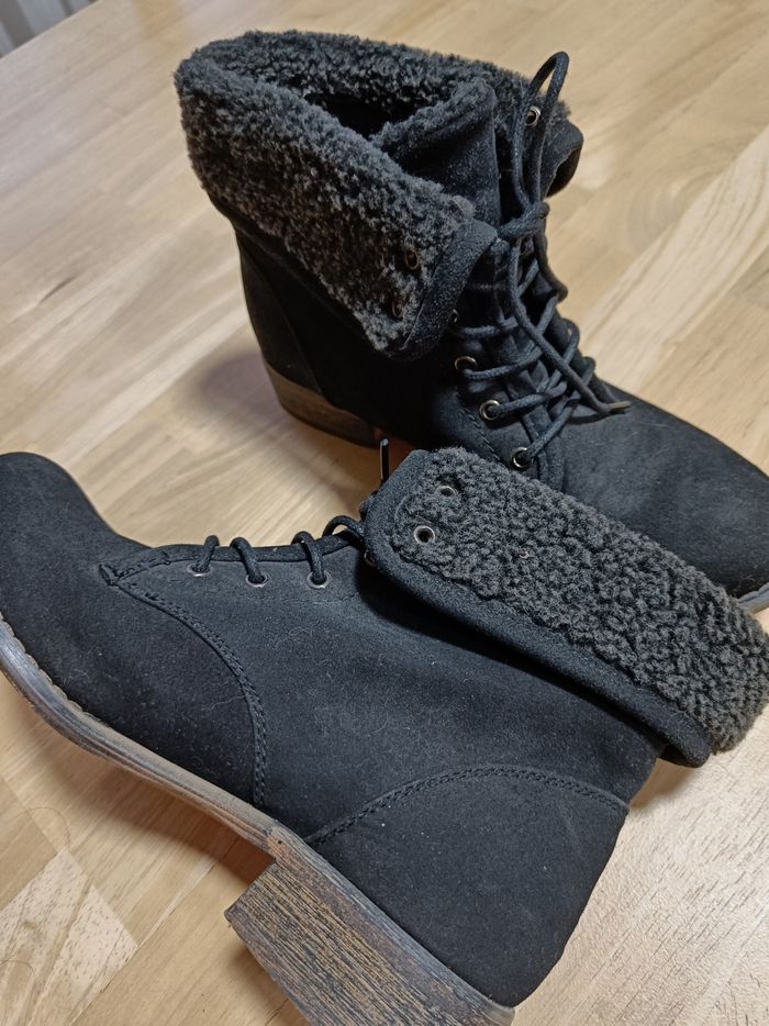 Bottines à la lacets-Gemo- - photo numéro 4