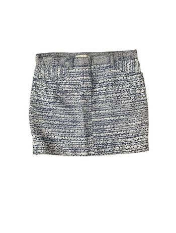 Jupe en jacquard bleu Maje taille 36