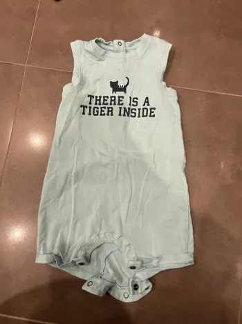 Combishort garçon 36 mois bleu