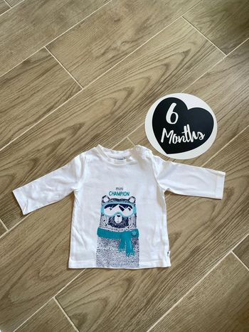 T-shirt manches longues 6 mois