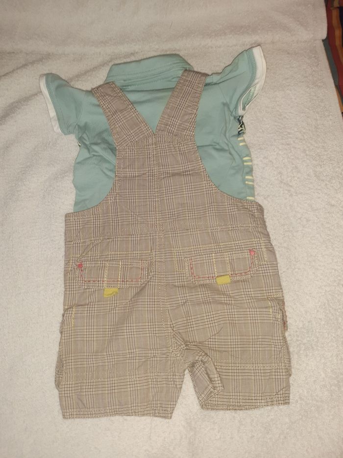 Ensemble Salopette t-shirt 3 mois - photo numéro 5