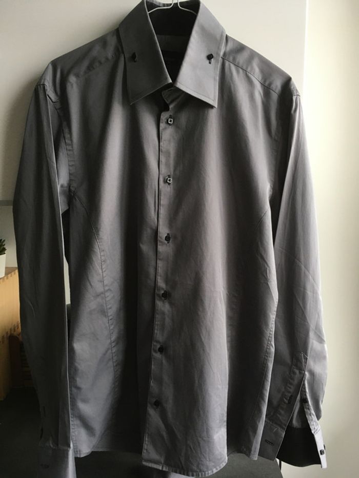 Chemise gris homme - photo numéro 2