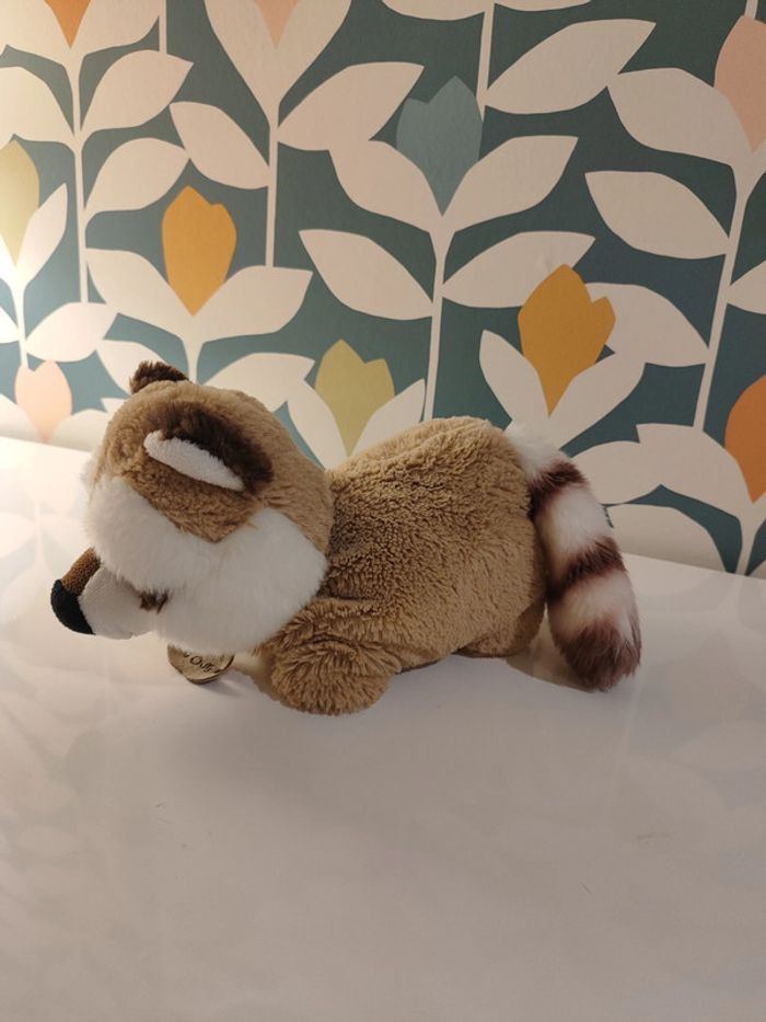 Peluche doudou raton laveur histoire d'ours