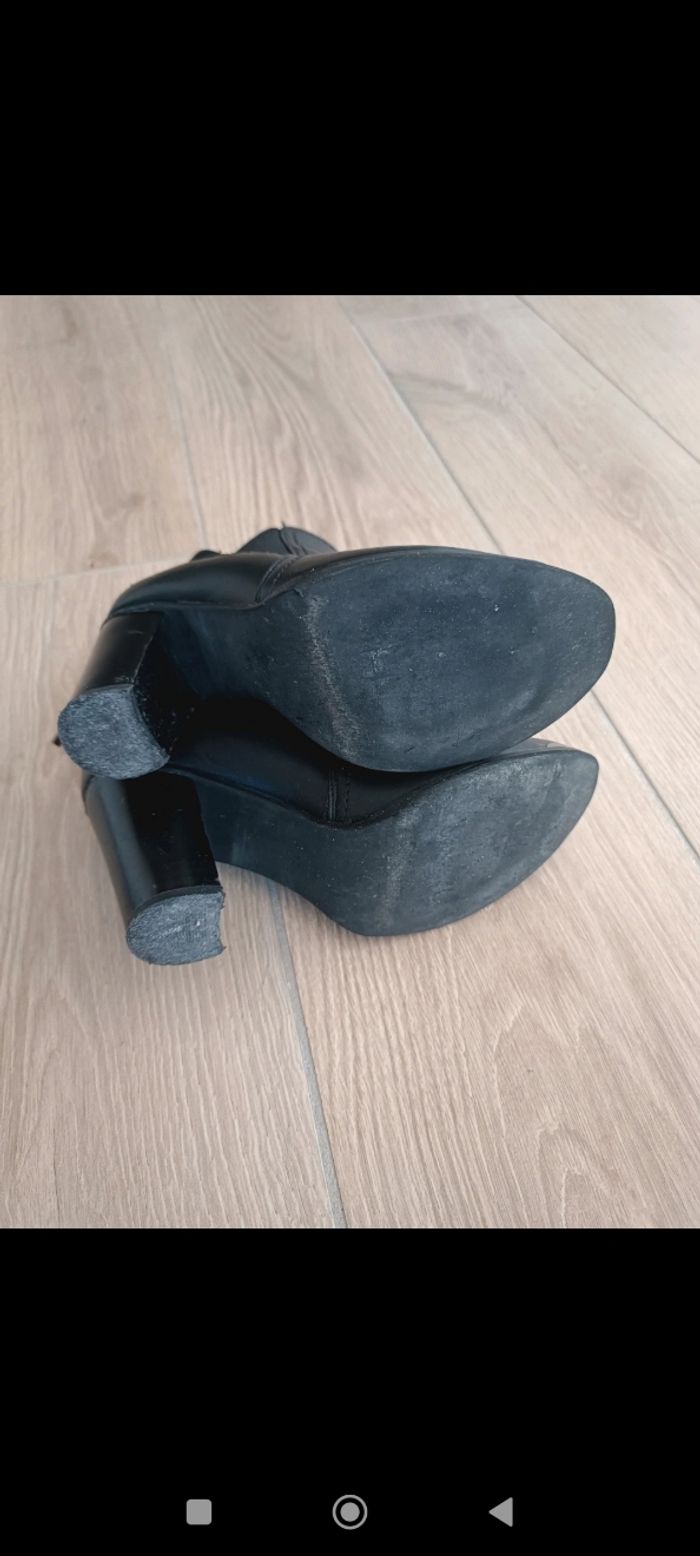 Bottines noires 37 - photo numéro 6