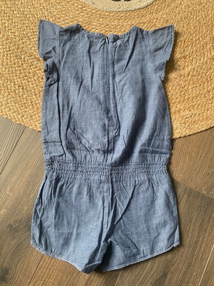 Combishort combinaison bleu denim Tout simplement 4 ans - photo numéro 3