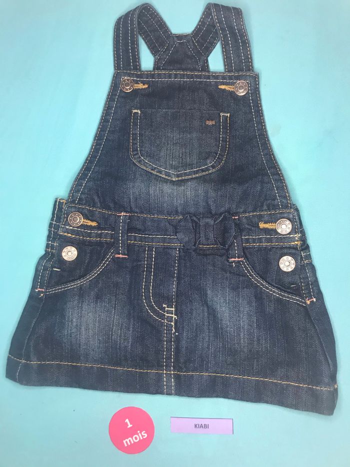 Robe salopette et jean’s 1mois