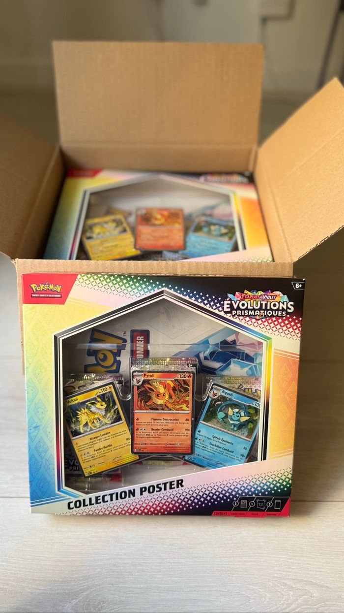 Case coffret poster évolutions prismatiques