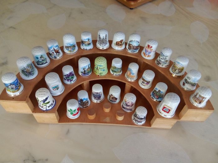 Dés a coudre en porcelaine collection - photo numéro 6