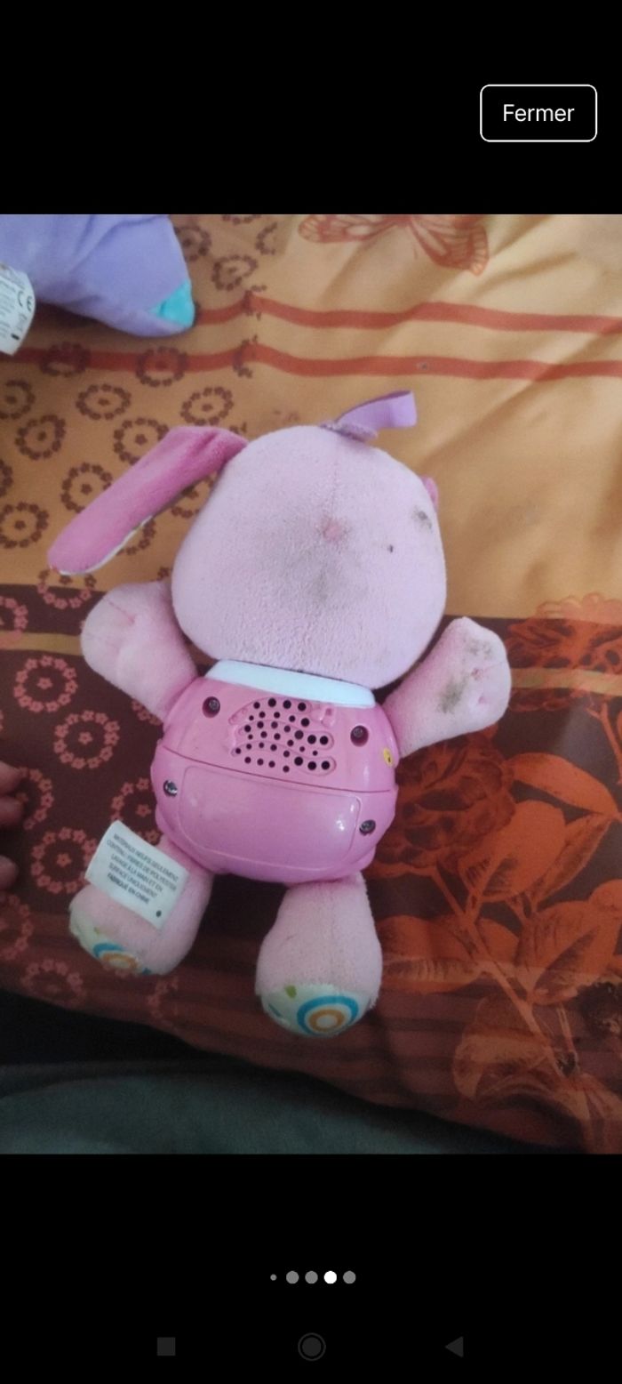 Peluche lumineux et musicale j9 - photo numéro 3