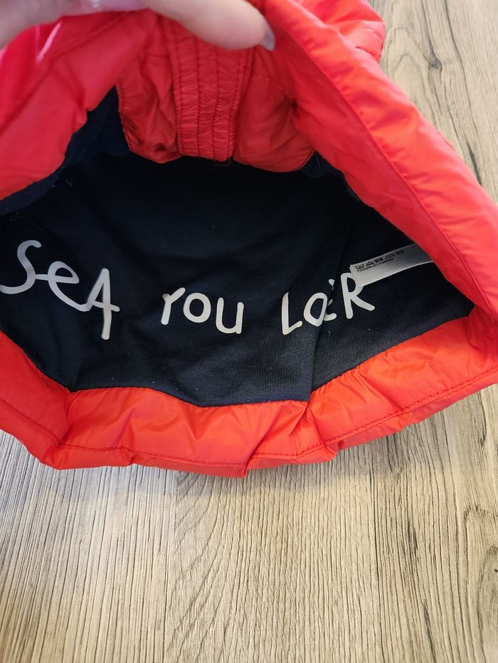 Veste sans manches rouge 9mois C&A - photo numéro 7