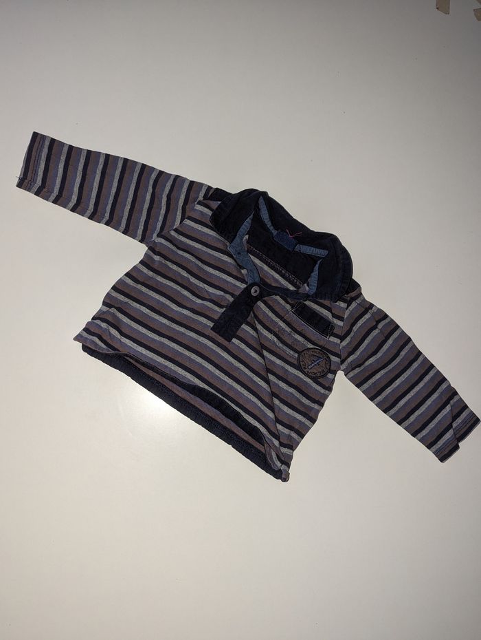 Lot de 5 t-shirts à manches longues 3 mois - photo numéro 5