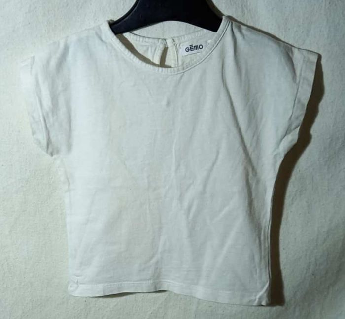 tee shirt blanc Gémo